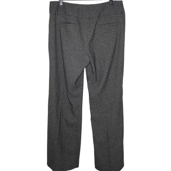 SANDRO tweed charcoal gray dress pants trousers size 10 career office work - Picture 3 of 5